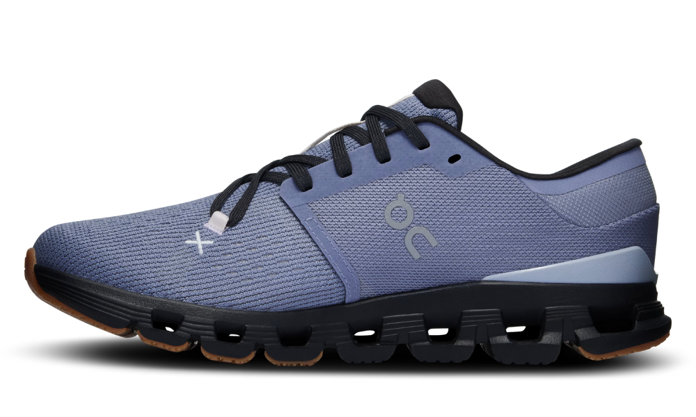 On Cloud X 4 "Feather | Black"